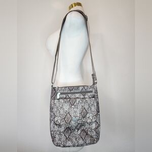Baggallini Snake Print Crossbody Travel Bag